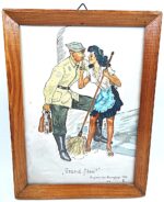 A watercolor from World War II