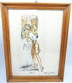 A watercolor from World War II