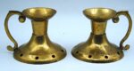 Pair Of Mid Century Vintage Style Candleholders