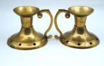 Pair Of Mid Century Vintage Style Candleholders - Image 2