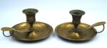 Pair Of Mid Century Vintage Style Candleholders