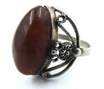 Old Vintage amber ring