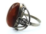 Old Vintage amber ring - Image 2