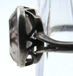 Old Vintage ring with a slightly pink stone (probably rock crystal) - Image 7