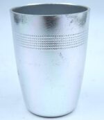 Vintage Souviet Era Shot Rack with 6 Aluminum Shot Glasses - Image 9