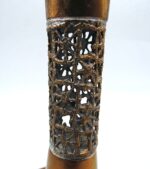 Mid Century Scandinavian Brutalist Design Bronze Candlestick - Image 3