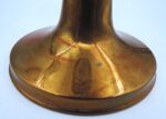 Mid Century Scandinavian Brutalist Design Bronze Candlestick - Image 4