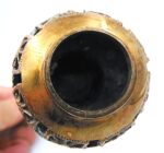 Mid Century Scandinavian Brutalist Design Bronze Candlestick - Image 5