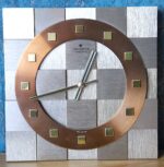 Junghans resonic wall clock mid century modern 60s 70s