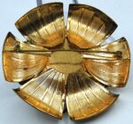 Large old vintage brooch with black stone - Image 3