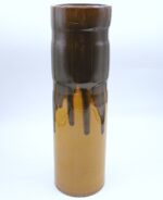 Mid-century vintage ceramic vase with lava decor - Image 2