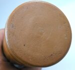 Mid-century vintage ceramic vase with lava decor - Image 5