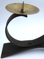 Mid Century Vintage Brutalist Style Candleholder for 2 candles - Image 3