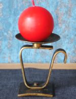 Mid Century Vintage Brutalist Style Candleholder - Image 2