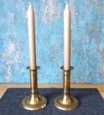 Pair Of Mid Century Vintage Style Candleholders