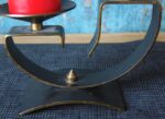 Pair of Mid Century Vintage Brutalist Style Candleholders for 2 candles - Image 4