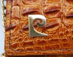 Pierre Cardin crocodile-effect leather handbag - Image 2