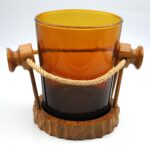 Mid Century Vintage Tiki Bar Ice Bucket from the 70’s - Image 4