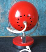 Vintage Space Age Adjustable Red Eyeball Table Lamp - Image 5