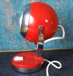 Vintage Space Age Adjustable Red Eyeball Table Lamp - Image 6