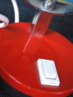 Vintage Space Age Adjustable Red Eyeball Table Lamp - Image 9