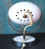 Vintage Space Age Adjustable White Eyeball Table Lamp - Image 5