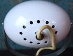 Vintage Space Age Adjustable White Eyeball Table Lamp - Image 7
