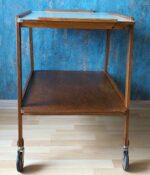 Vintage 1960’s serving trolley on wheels - Image 3