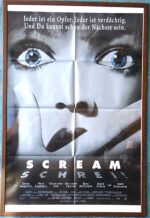 Original movie poster for "SCREAM" from Germany