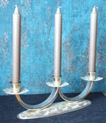 Vintage mid-century candle holder for 3 candles
