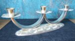 Vintage mid-century candle holder for 3 candles - Image 2
