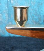 Vintage mid-century candle holder for 3 candles - Image 6