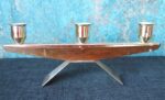 Vintage mid-century candle holder for 3 candles - Image 8