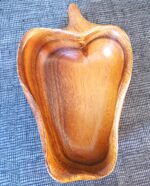 Vintage Mid Century Monkeypod Wood Carving Bowl - Image 7