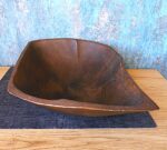 Vintage Mid Century Hand-Carved Monkeypod Wooden Bowl - Image 3