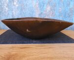 Vintage Mid Century Hand-Carved Monkeypod Wooden Bowl - Image 6