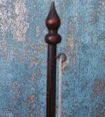 Mid-century vintage oak flagpole for table flags - Image 2