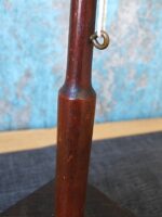 Mid-century vintage oak flagpole for table flags - Image 5