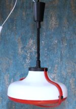 Vintage Soviet-era adjustable height pendant lamp