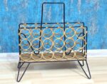 Vintage mid-century design magazine rack from the 1970's - Image 3