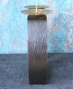 Mid Century Vintage Brutalist Style Candleholder for 2 candles - Image 4