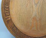 Old wooden plate bowl ’’ Our daily bread give us today 1942 ’’ from World War II - Image 2