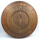 Old wooden plate bowl ’’ Our daily bread give us today 1942 ’’ from World War II - Image 6