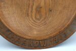 Old wooden plate bowl ’’ Our daily bread give us today Kharkov 1943 ’’ from World War II - Image 2