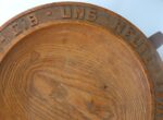 Old wooden plate bowl ’’ Our daily bread give us today Kharkov 1943 ’’ from World War II - Image 4