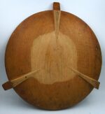 Old wooden plate bowl ’’ Our daily bread give us today Kharkov 1943 ’’ from World War II - Image 5