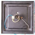 Vintage Mid-Century Space Age ceramic wall lamp from the 1960’s/70’s - Image 5