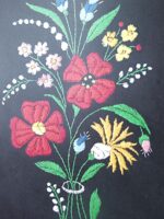 Old vintage embroidered picture - Image 2