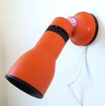 Vintage Space Age orange Philips wall spot lamp from the 70’s