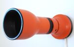 Vintage Space Age orange Philips wall spot lamp from the 70’s - Image 4